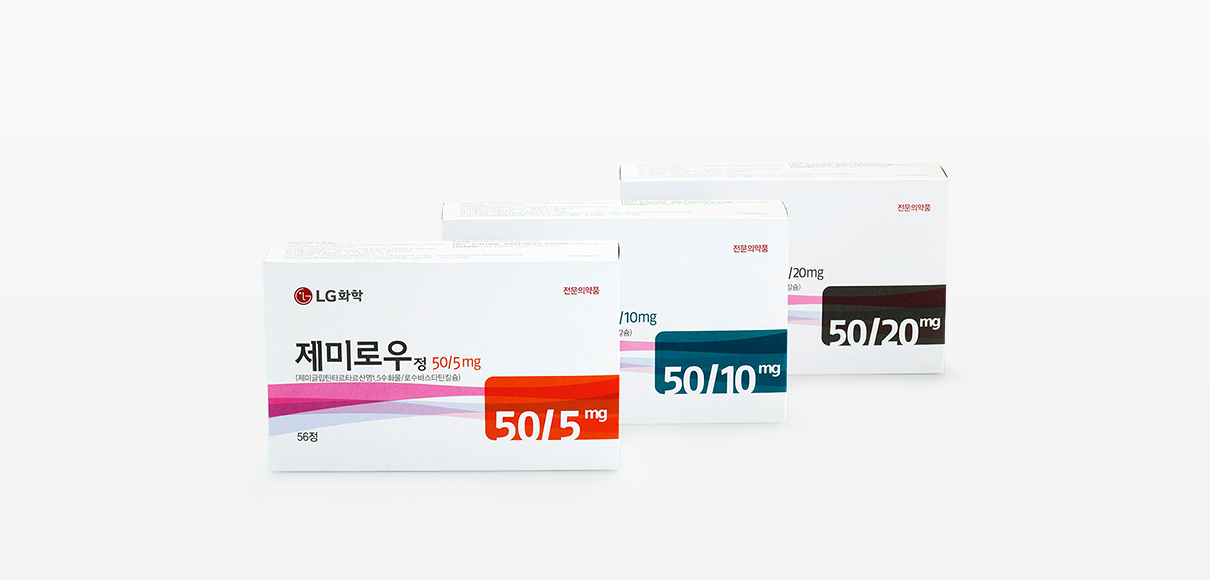 제미로우 정 Zemiro Tab. LG화학 생명과학 